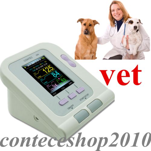 New color lcd digital blood pressure monitor ,nibp+ vet cuff+sw , care for pets for sale