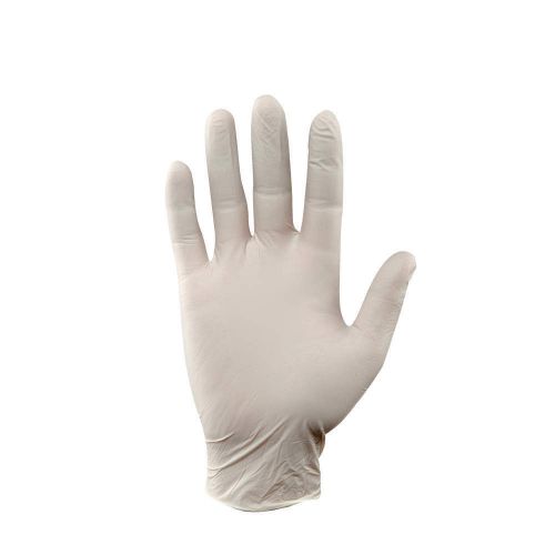 Disposable gloves, nitrile, l, white, pk100 tq-601-l for sale