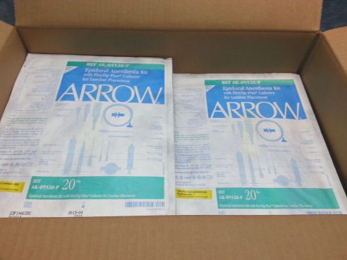 Arrow Epidural Anesthesia Kit 20 Gauge In Date Lot of 7 REF AK-05520-P