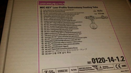 Kimberly clark low profile gastrostomy feeding tube expired 11/14 14fr 1.2cm
