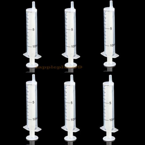 6x 10ml Reusable Syringe for Cartridge CISS Refill Ink Oil new