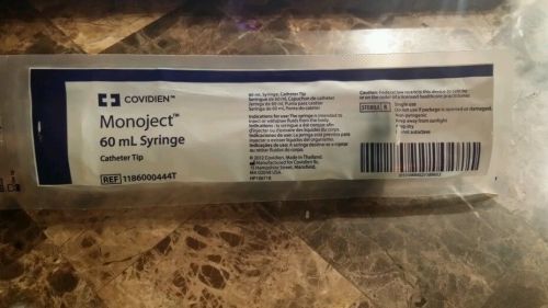 5 pack 60 CC/ML 2 OZ.Covidien Monoject Syringe  Catheter Tip