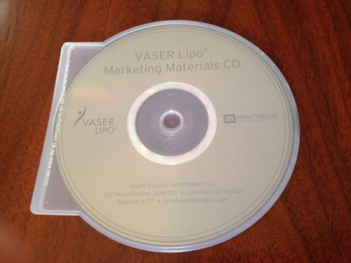 Vaser lipo marketing materials cd (plastic surgeons) liposuction smartlipo solta for sale