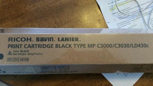 RICOH SAVIN LANIER PRINT CARTRIDGE BLACK TYPE MP C3000/C3030/LD430c