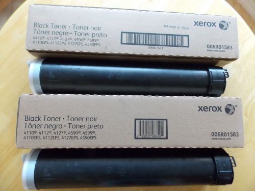 4  each New Xerox 006R01583 Black Toner Cartridge 4110 4112 4127 4590 4595
