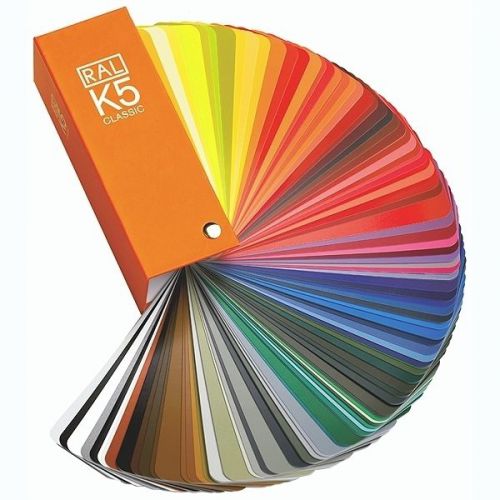 RAL K5 Classic Colour Compartments Map 213 Tones Finder Silkmatte Shiny