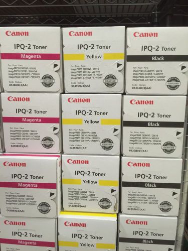 4 Bottles Genuine Canon Toner IPQ-2 For Canon Imagepress Copiers
