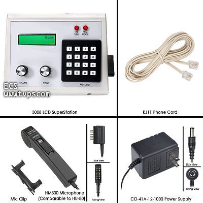 VDI 3008 Digital LCD SuperStation with Hand Microphone