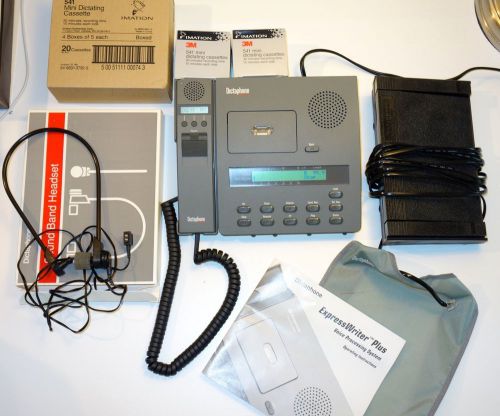 Dictaphone expresswriter plus - model 1750 dictation and transcription set for sale