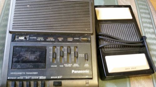 Panasonic Microcassette Transcriber RR 930 Dictaion Machine with Foot Pedal