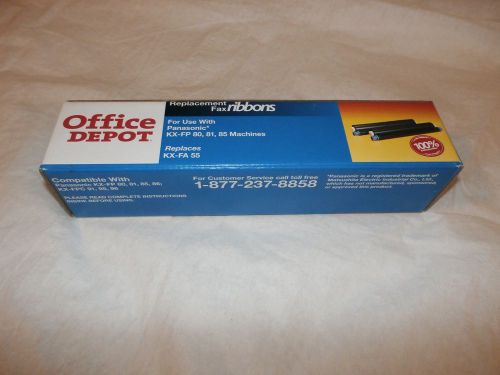 OFFICE DEPOT REPLACEMENT FAX RIBBONS FOR PANASONIC KX-FP 80, 81, 85