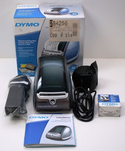 DYMO Labelwriter 400 All Working Components &amp; Extra Label Roll (No Disc)
