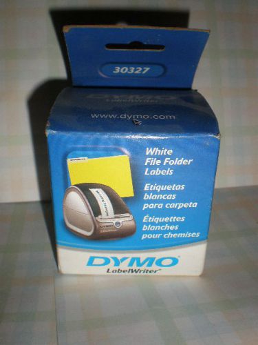 Dymo one box white file folder labels 30327 for sale