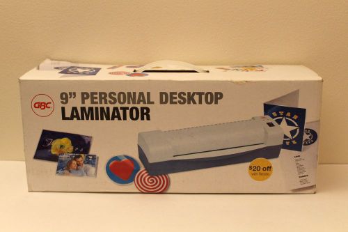 GBC 9&#034; Personal Desktop Laminator Brand New