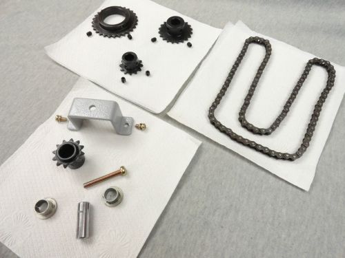 Gbc ultima 65 laminator chain &amp; sprocket assembly 1711574 1711572 1712606 ++ for sale