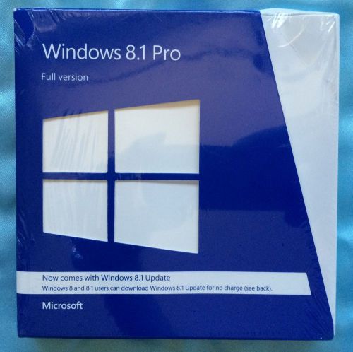 Microsoft Windows Pro 8.1 Full Version 32/64-bit Edition (PC) **BRAND NEW**