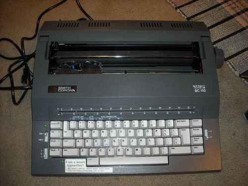 Smith Corona Spell-Right I Dictionary Electric Typewriter SC 110