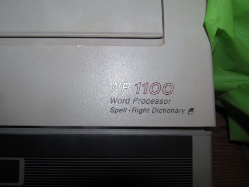 Smith Corona WP1100 Typewriter Intelligently Quiet + 2 Correctable Film Ribbons
