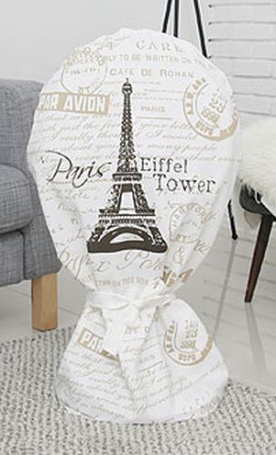 Eiffel Tower electric fan cover dust proof floor standing zipper ties home decor