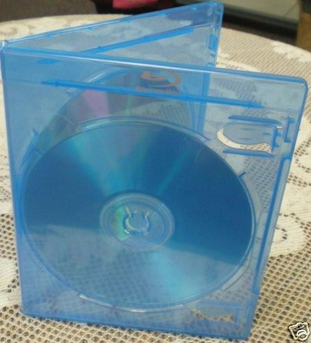 50 double blu-ray disc dvd cases w/blu-ray logo, movie box bl28, free shipping for sale