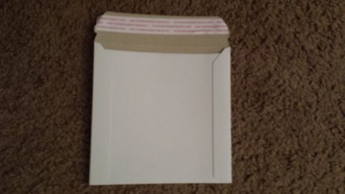 150+ White Cardboard CD DVD Mailers 6 X 6 3/8
