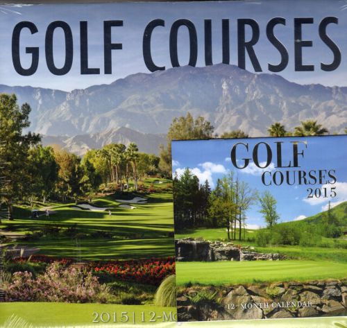 Golf Courses - 2015 12 Month Wall Calendar Includes 12 Month Mini Calendar 2015