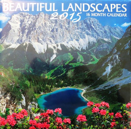 New 2015 Pictures Of Landscapes Wall Calendar With Holidays 16 Month 12x12