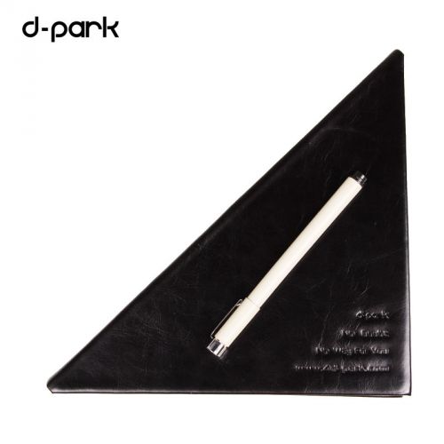 d-park PU Leather Weekly Notebook Appointment Book Daily Scheduler Memo Organize