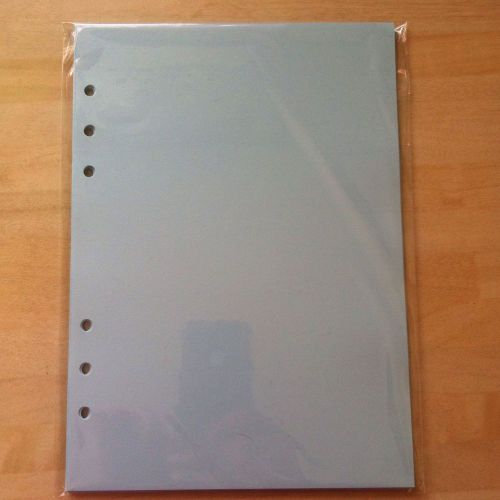 A5 Organiser Filofax Pastel Blue Paper Refill x 30 Sheets (60 Sides).