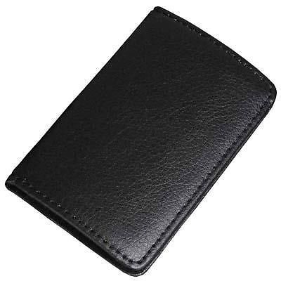 New Leather Card Bag Magnetic Business Credit Card Holder Case Organizer B23B6