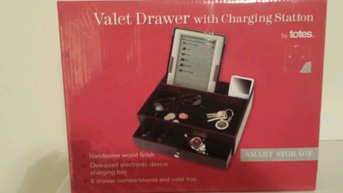 Valet drawer with charging station
