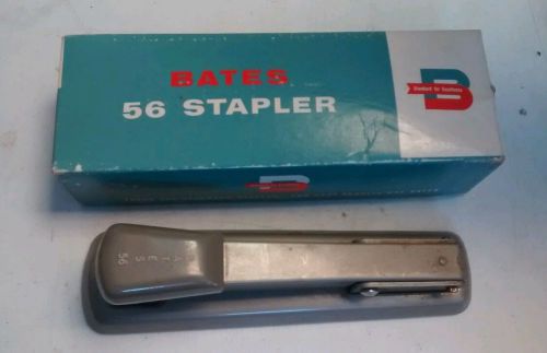 Vintage BATES 56 Stapler with box