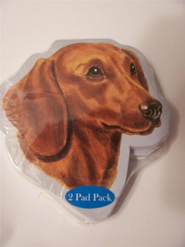 Red Dachshund NEW Sticky Note pad - great stocking stuffer gift -FREE Shipping