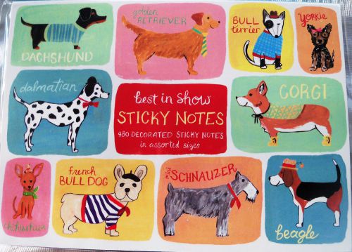 Best In Show Sticky Notes-480 Decorated Stickies &amp; Sizes