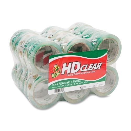 Duck 393730 Crystal Clear Packing Tape - 24-Pack