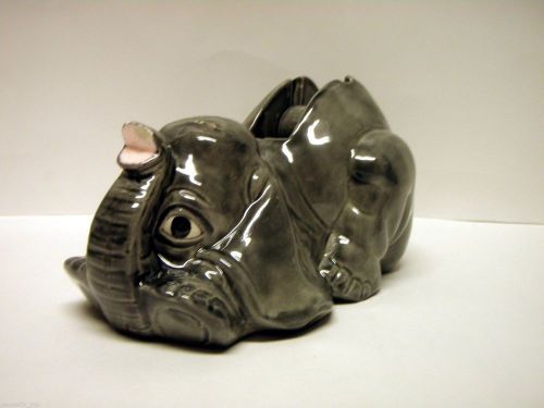 1980 ceramic elephant duncan enterprises tape dispenser for sale