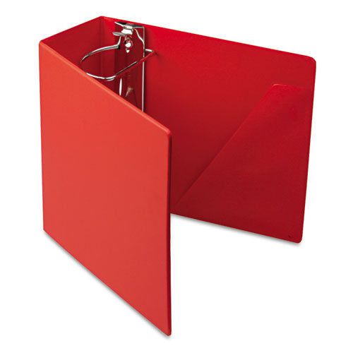 Superstrength locking slant-d ring binder, 5&#034;, red for sale