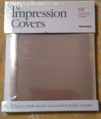 Avery Dennison 1st Impression Desktop Thermal Binding Supply Covers Set of 20