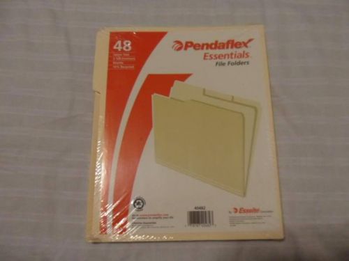 Brand New Pack of 48 Pendaflex brand File Folders! Free Shipping!!!!