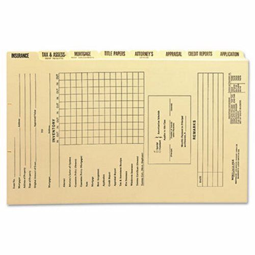 Smead Dividers for Mortgage File Folder, Eight/Set (SMD78278)