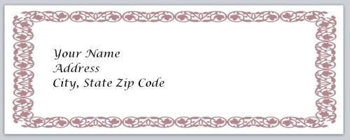 30 Victorian Personalized Return Address Labels Buy 3 get 1 free (bo101)