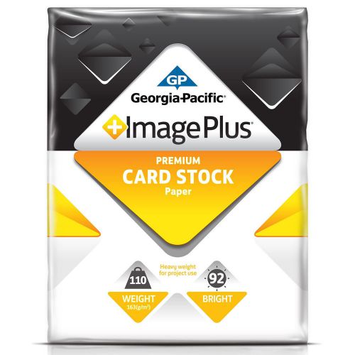 250 shts gp image plus greeting card stock sign menu paper 110 lb. 8-1/2” x 11” for sale