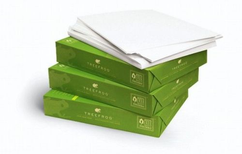 Pack of 8.5 x 11 white copy paper 100% tree free 500 sheets - TreeFrog - sugar