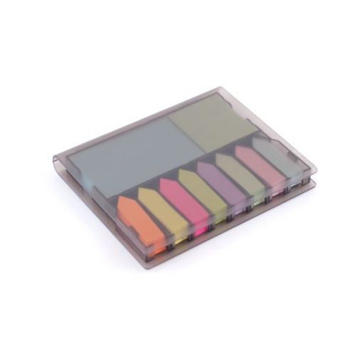 Transparent colored sticky notepad