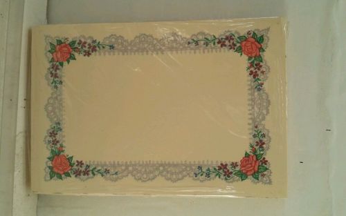 1991 Current #16708-1 lavender and lace memo pad, 50 sheet, new sealed