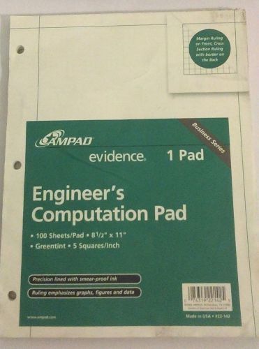 Ampad Engineers computation Pad Business series 1 pad