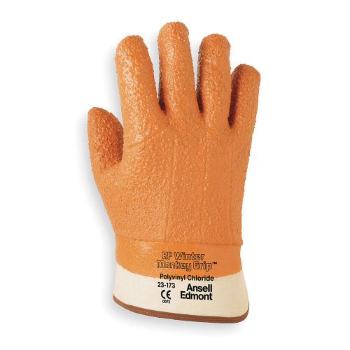 Cold Protection Gloves, PVC, L, Tan, PR 23-173