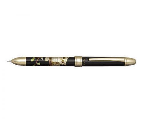 Platinum Double Action R3 Maki-e 3 Type Multi. Pen MWB-3000RM #1 Fukurou(Owl)