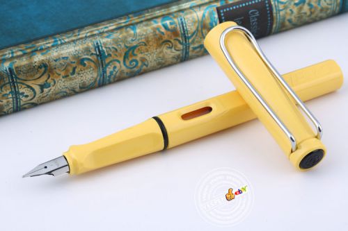 YELLOW &amp; FINE Nib HERO 359 Safari Fountain Pen Summer Colors Delicately Made NEW