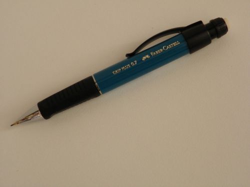 Faber castell new mechanical pencil grip plus 0.7 office school petrol for sale